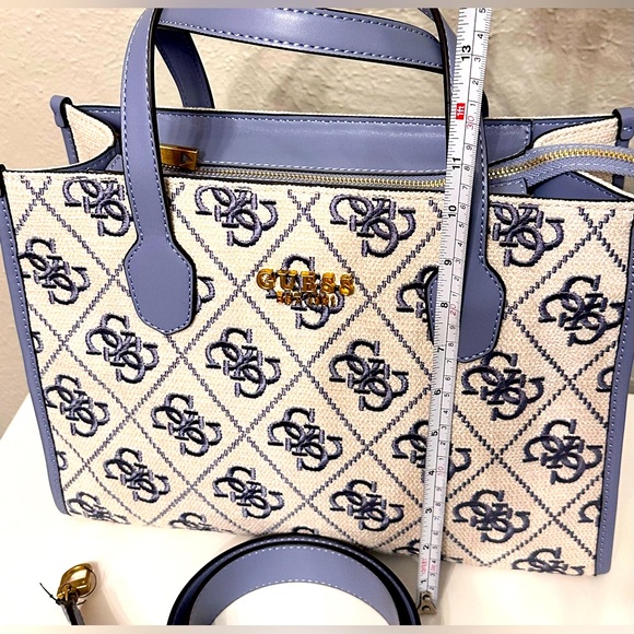 GUESS Tote Bag | Travel Bag  with Top Handles and Detachable/Adjustable Strap - Picture 15 of 17